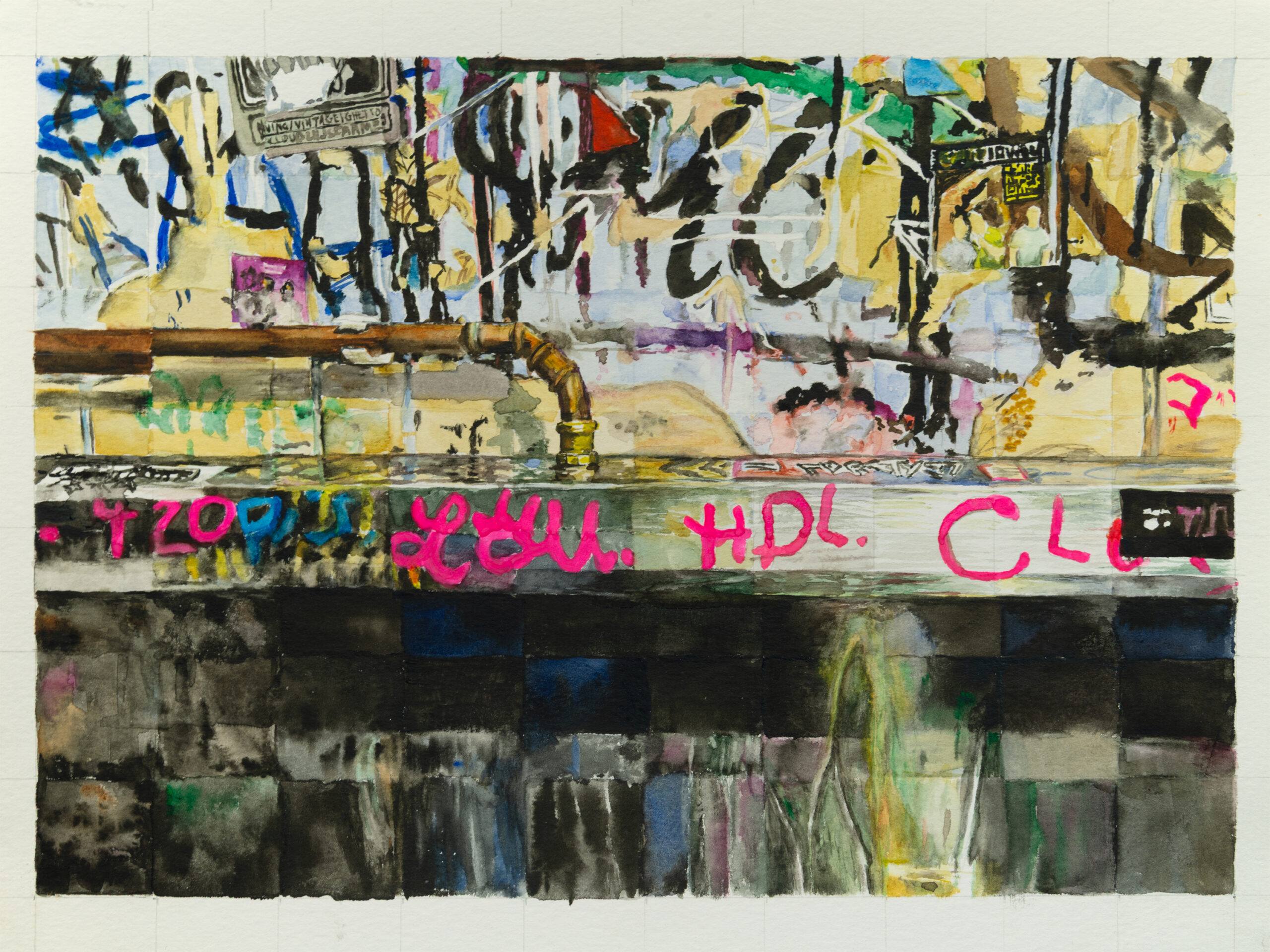 Event Horizon - by Enda O'Donoghue - (2025) Watercolour on Paper, 24 x 32 cm