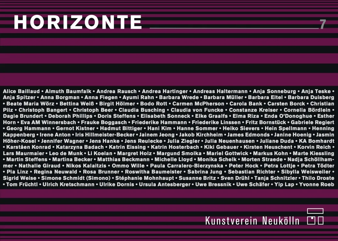 Horizonte exhibition at the Kunstverein Neukölln, Berlin - Opening: 28th Nov, 2025 – by Enda O'Donoghue